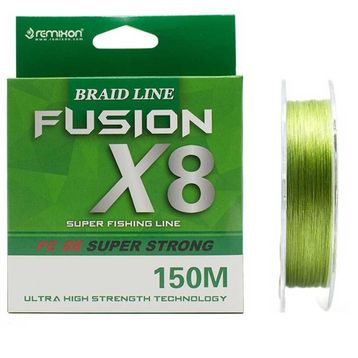 Remixon Fusion 150 m 0.22 mm X8 Green İp Misina