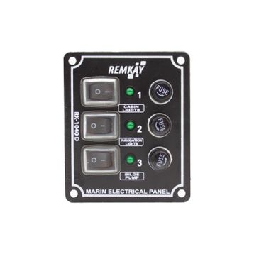 Remkay 12V 12'li İzoleli Dikey Switch Panel