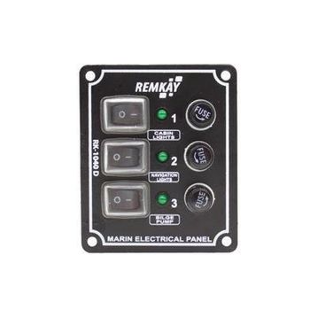 Remkay 12V 5'li İzoleli Dikey Switch Panel