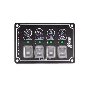 Remkay 12V 5'li İzoleli Yatay Switch Panel