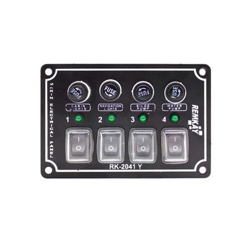 Remkay 12V 5'li İzoleli Yatay Switch Panel
