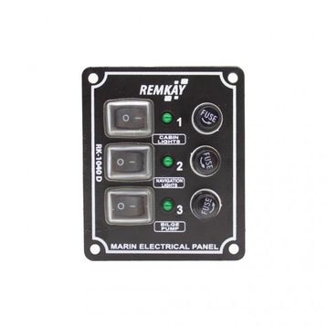 Remkay 12V 8'li İzoleli Dikey Switch Panel