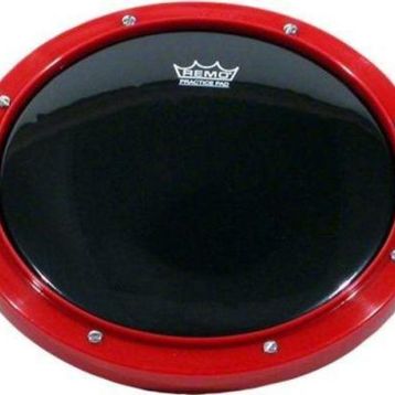 Remo Ambassador Ebony 8 inç Kırmızı Practice Pad