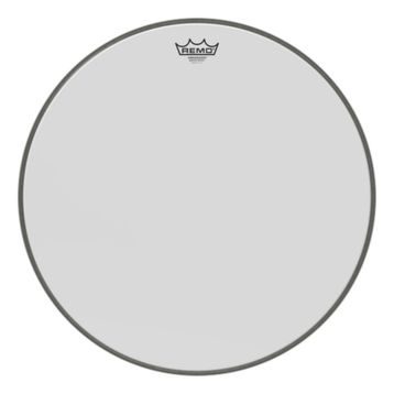 Remo BR-1222-00 Ambassador 22 İnç Beyaz Bas Davul Derisi