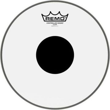 Remo CS-0310-10 Controlled Sound Şeffaf Top Black Dot 10" Davul Derisi
