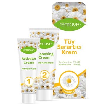 Remove 70 ml + 35 ml Papatya Tüy Sarartıcı Krem
