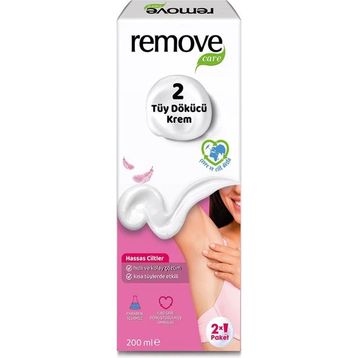 Remove Care 100 ml 2 Adet Hassas Ciltler Tüy Dökücü Krem