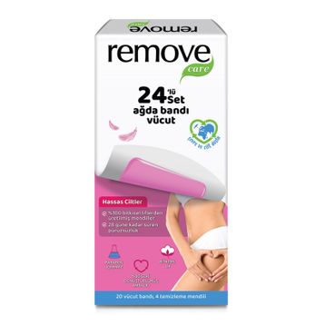 Remove Care Hassas Ciltler 20'li Vücut Ağda Bandı