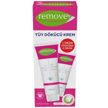 Remove Hassas Ciltler 2x100 ml Tüy Dökücü Krem