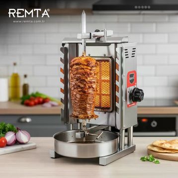 Remta D02(S) 1 Radyanlı Ev Tipi Gazlı CE Belgeli Döner Ocağı