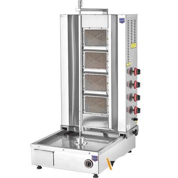 Remta D08 4 Radyanlı Doğalgazlı Döner Ocağı