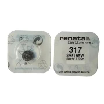 Renata 317 SR516SW 5'li Saat Pili