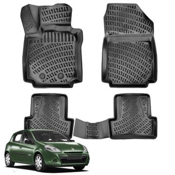 Renault 2005-2012 Clio 3 Hb 3d Havuzlu Paspas
