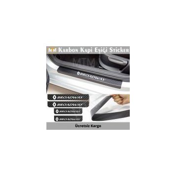 Renault Broadway 4 Adet Karbon Kapı Eşiği Sticker