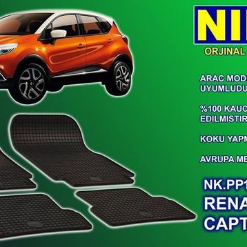 Renault Captur 2013 Kauçuk Paspas