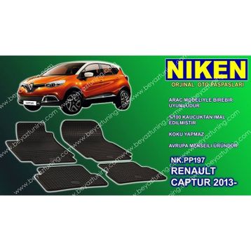 Renault Captur 2013 Sonrası Paspas