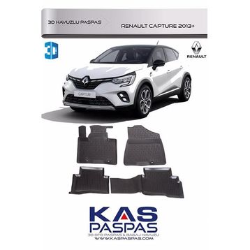 Renault Captur Sonrası 3D Havuzlu Paspas