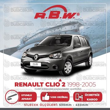 Renault Clio 2 1998-2005 Muz Silecek Takımı