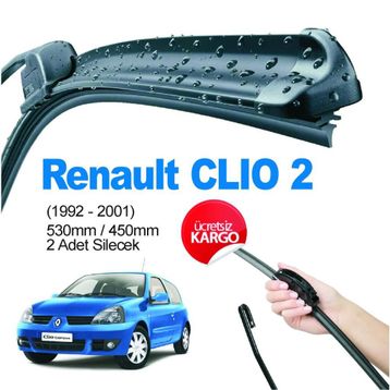 Renault Clio 2 1998-2005 Muz Silecek Takımı