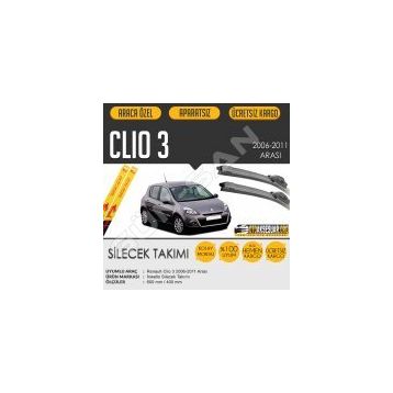 Renault Clio 3 2006-2011 Muz Silecek Takımı