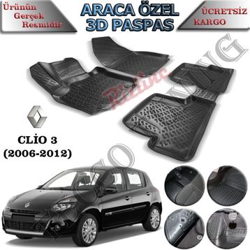 Renault Clio 3 2006 Havuzlu Paspas