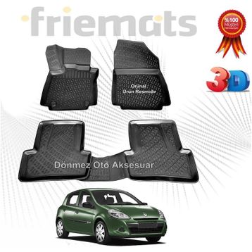 Renault Clio 3 2012 Havuzlu Paspas
