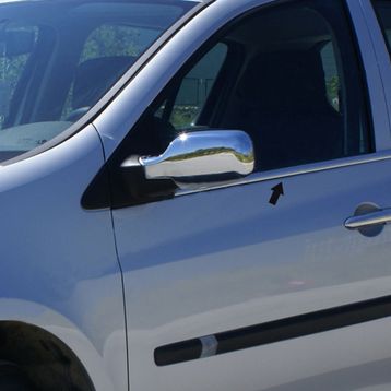 Renault Clio 3 Hb 2006-2011 4 Parça Paslanmaz Çelik Cam Çıtası