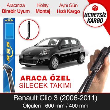 Renault Clio 3 RBW 2006-2011 Muz Silecek Takımı