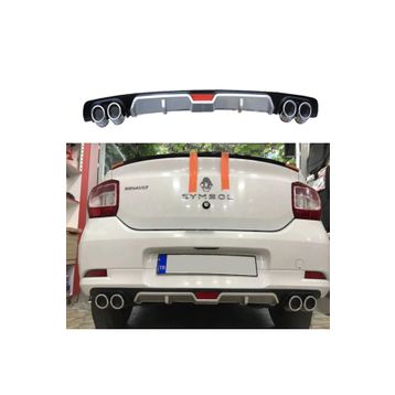Renault Clio 4 Çift Egzoz Görünümlü Difüzör