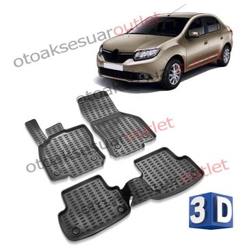 Renault Clio Symbol 3D Havuzlu Paspas