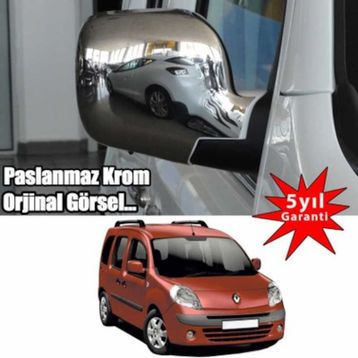 Renault Kangoo 2008-2013 2 Parça Abs Krom Ayna Kapağı