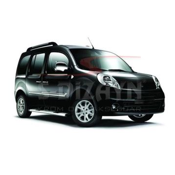 Renault Kangoo Abs 2008-2013 2 Prç Krom Ayna Kapağı