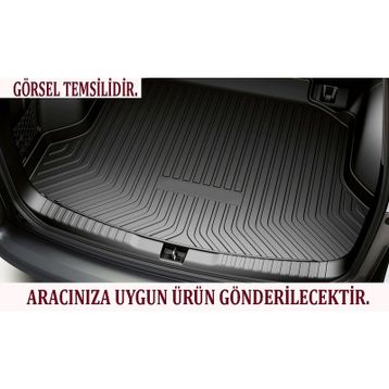 Renault Latitude 2011-2015 Kauçuk 3D Bagaj Havuzu