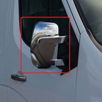 Renault Master 2011 Üzeri Krom 2 Parça Ayna Kapağı