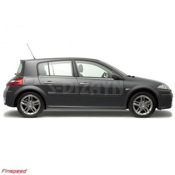 Renault Megane 2 2004-2010 4 Parça Krom Cam Çıtası