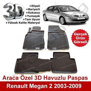 Renault Megane 2 2005 Havuzlu Paspas