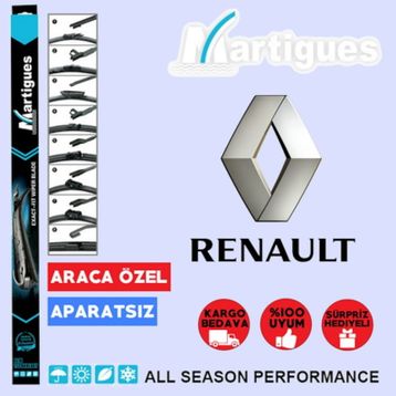 Renault Megane 2 2006-2009 Muz Silecek Takımı