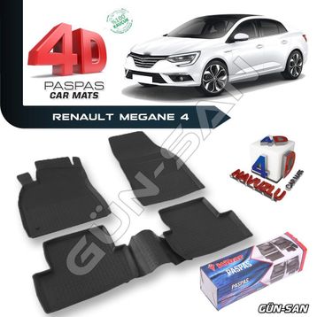 Renault Megane 2 4D Havuzlu Paspas