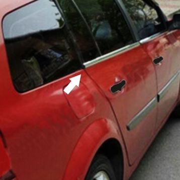 Renault Megane 2 Sw 2004-2010 4 Parça Paslanmaz Çelik Cam Çıtası
