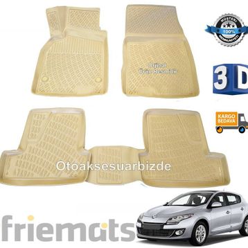 Renault Megane 3 2010 Havuzlu Paspas