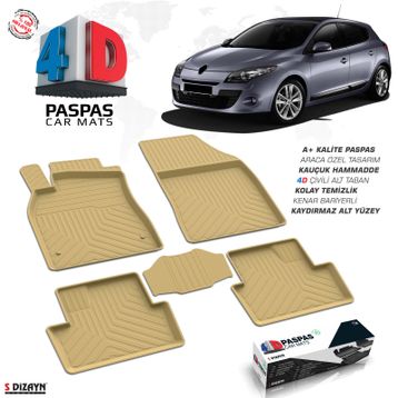 Renault Megane 3 2010 Havuzlu Paspas