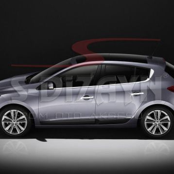 Renault Megane 3 Sensörlü 2010 2016 4 Kapı Krom Kapı Kolu