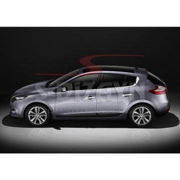 Renault Megane 3 Sensörlü 2010 2016 4 Kapı Krom Kapı Kolu