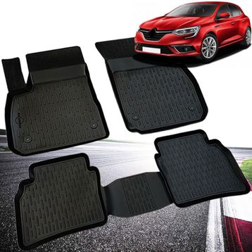 Renault Megane 4 Hb 3D Havuzlu Paspas