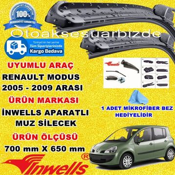 Renault Modüs 2005-2009 Silecek Takımı