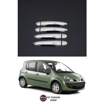 Renault Modus Paslanmaz Çelik 2005 2013 4 Kapı Krom Kapı Kolu