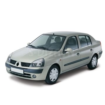 Renault Symbol 1999-2006 4 Parça Krom Cam Çıtası