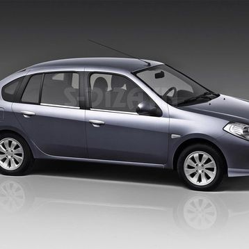 Renault Symbol 2 2008-2012 4 Parça Krom Cam Çıtası