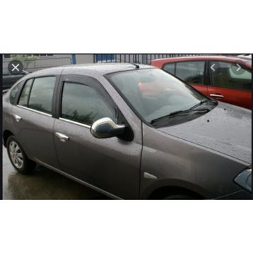 Renault Symbol 2 2008-2012 4 Parça Krom Cam Çıtası