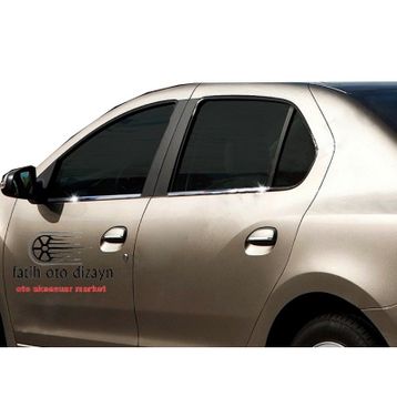 Renault Symbol 2009-2012 4 Parça Krom Cam Çıtası